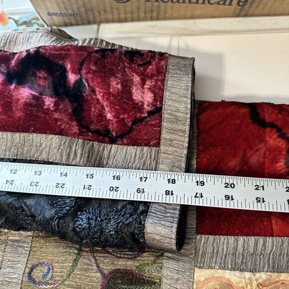 Womens Patchwork Kimono Jacket Multicolor Zuzka For Fabricology New York - Picture 11 of 13